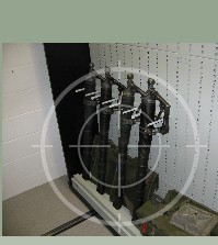 Mortar Barrel Saddle for Combat Weapons Storage Systems