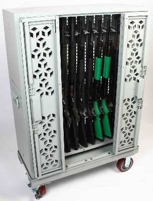 Secure Mobile Weapon Carts