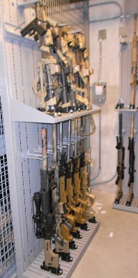 Weapons Shelving Armory Racks Systems GSA Weapons 