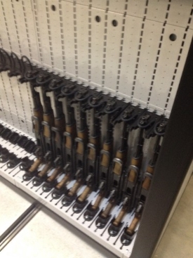 High Density Open Weapon Rack Weapon Shelving