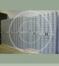 Sliding High Density Mobile Weapon Racks